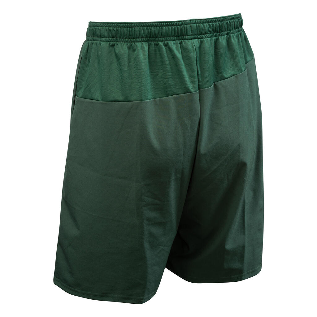 Pánske šortky na pozemný hokej FH500 zelené