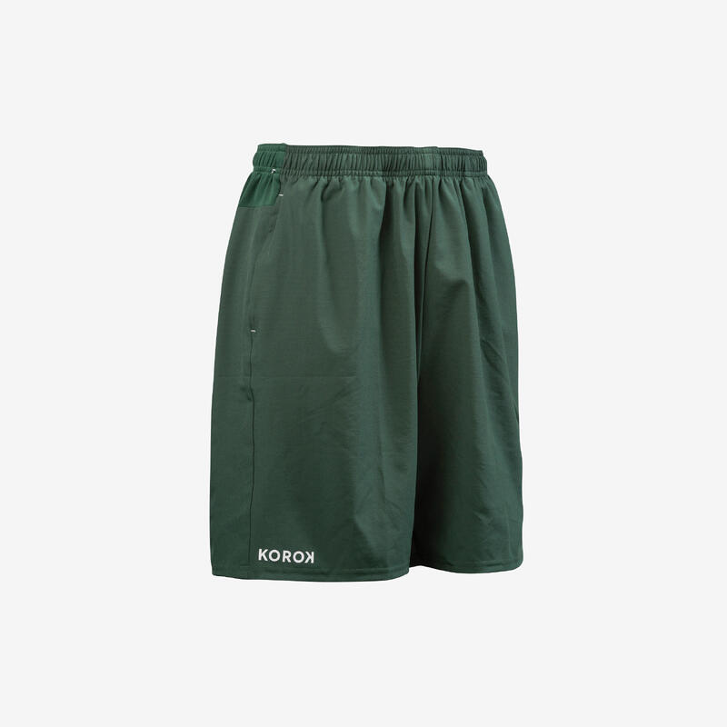 Pantalón Corto de Hockey Hierba Hombre Korok FH500  verde