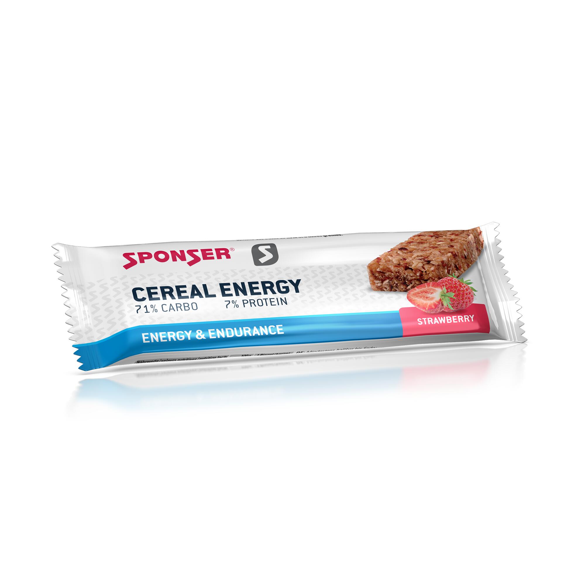 Barretta energetica ai cereali alla fragola 40 g