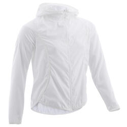 Veste ultra light compacte respirante blanche fille