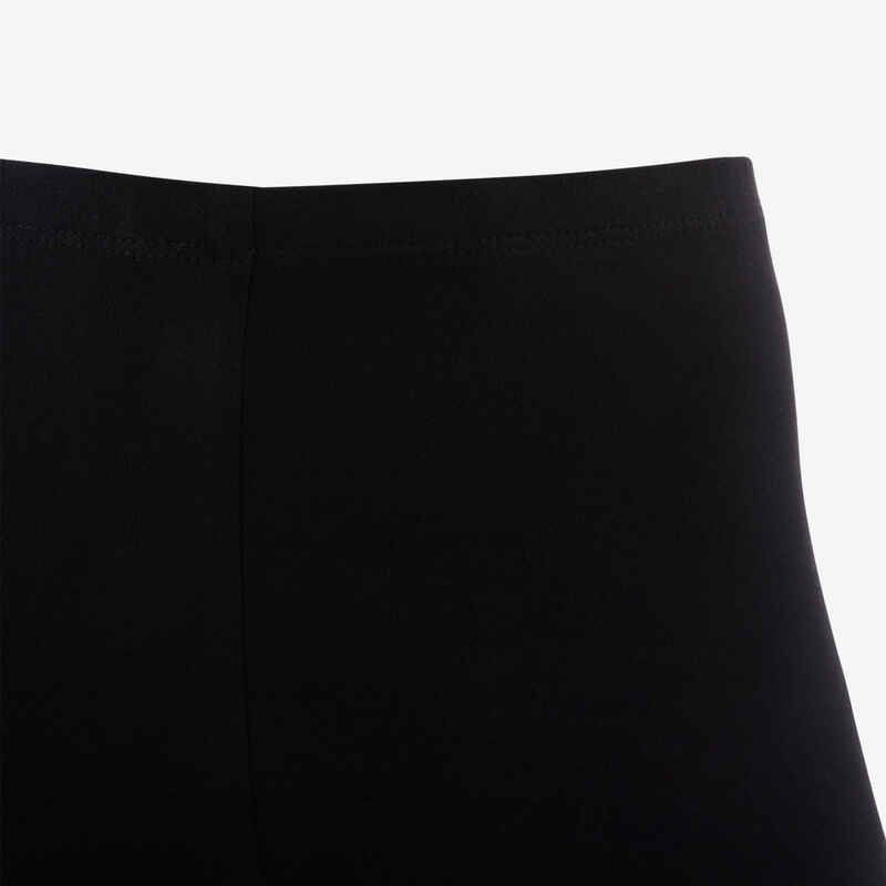 Girls' Basic Cotton Leggings - Black