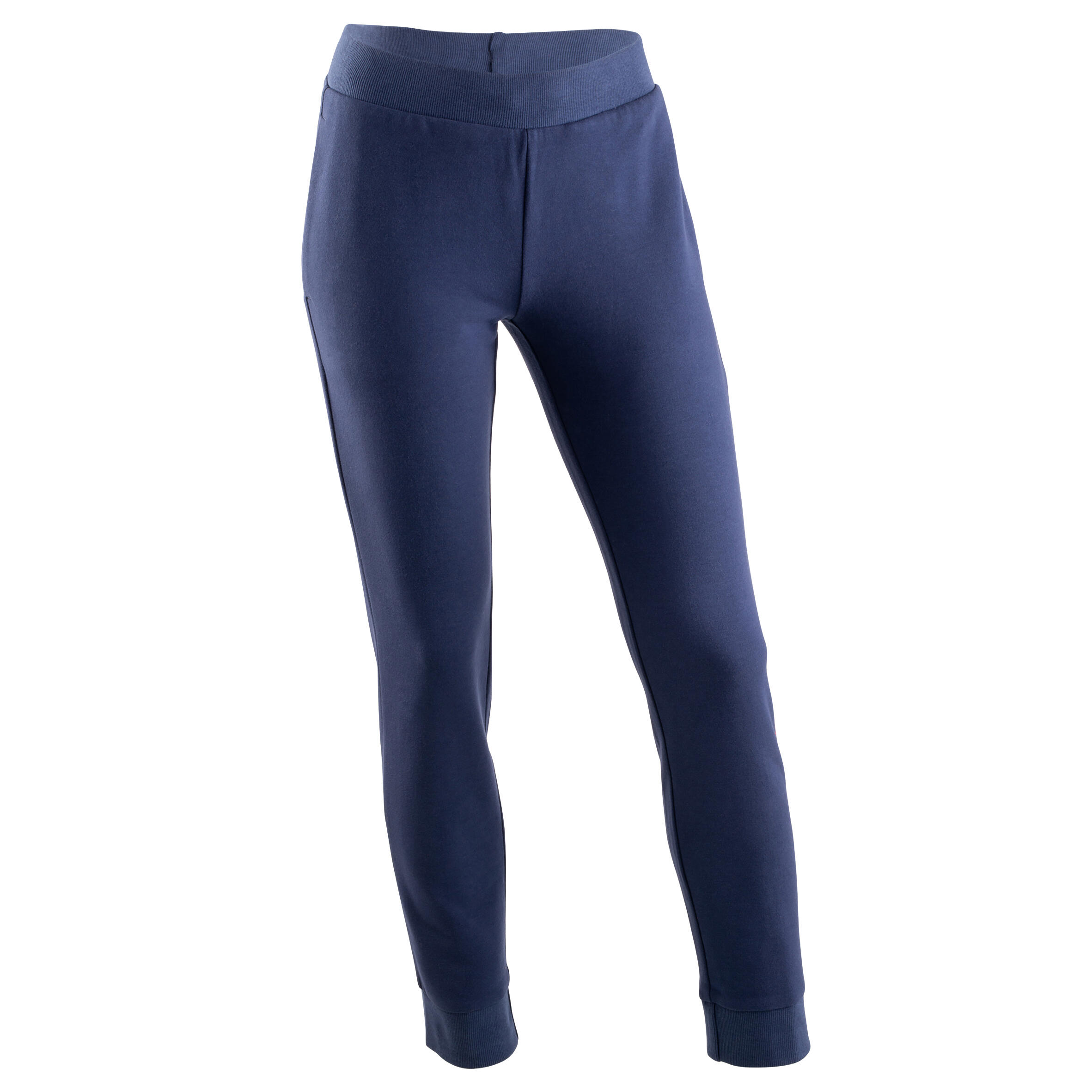 girls navy tracksuit bottoms