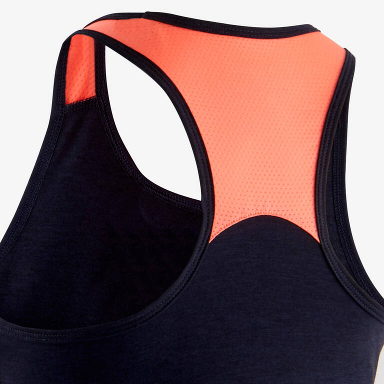 Girls' Breathable Tank Top - Navy Blue