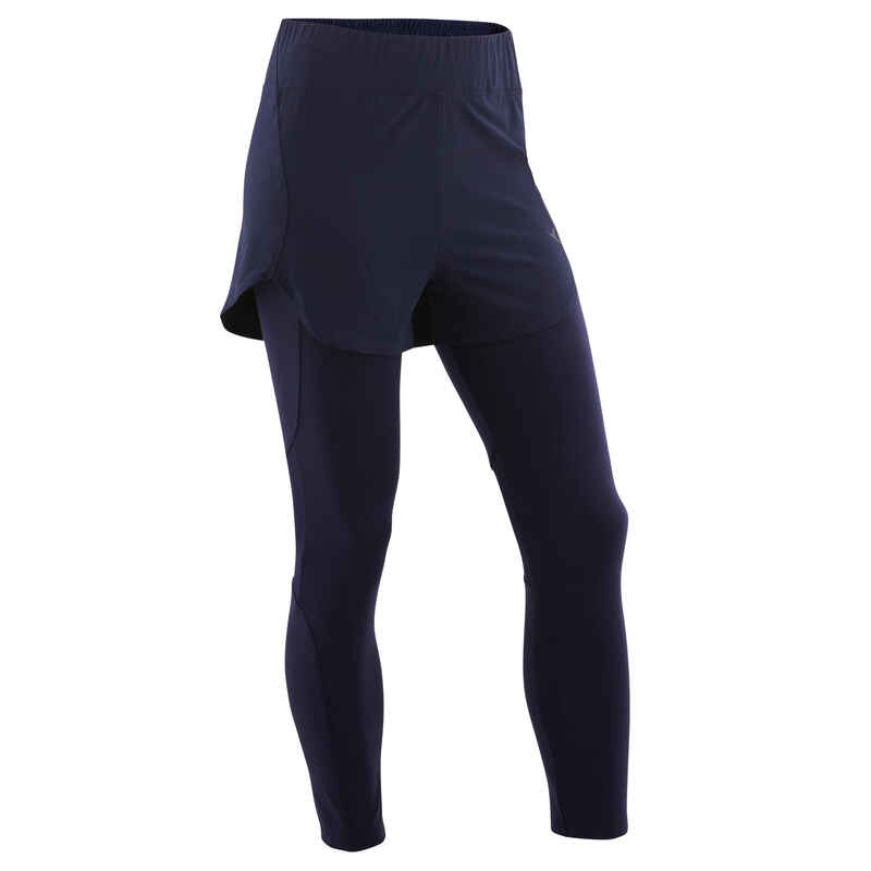 Shorts integrierte Leggings Mädchen blaugrün Shorts integrierte Leggings Mädchen blaugrün