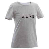 Kids' Basic T-Shirt - Light Grey/Print