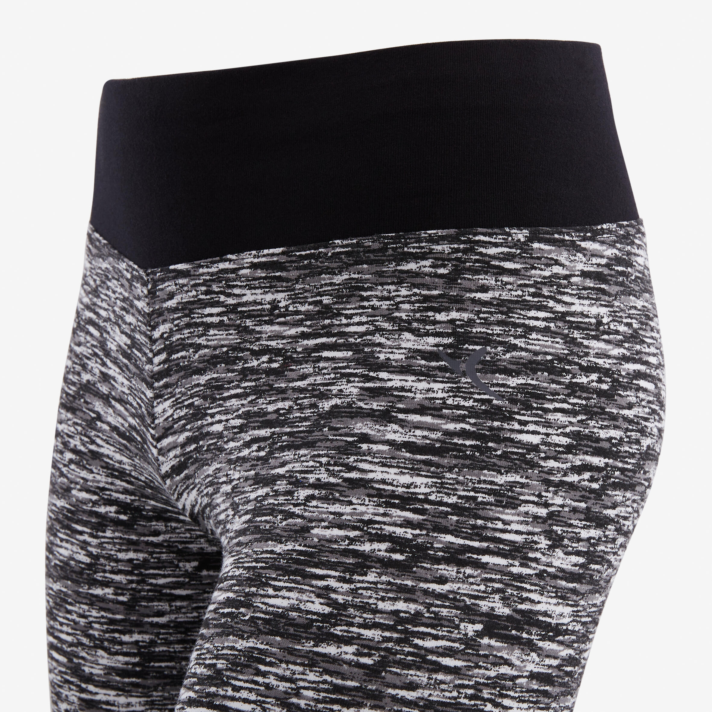 Girls' Breathable Cotton Cropped Leggings - Dark Grey 4/4