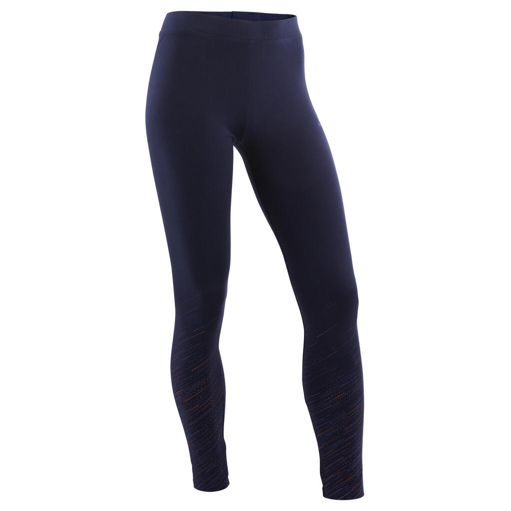 Girls' Breathable Leggings - Navy Fade