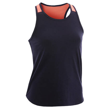 Girls' Breathable Tank Top - Navy Blue