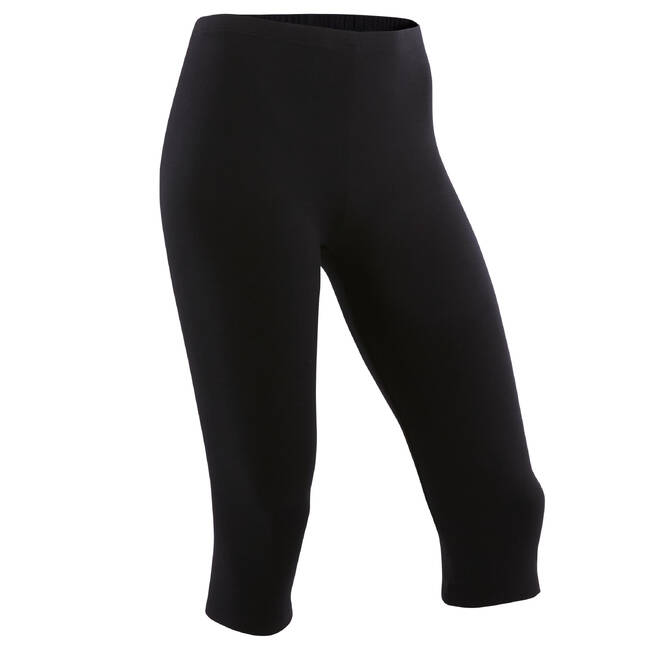 Black Cotton Leggings Full Length, Cropped 3/4, Lace Various Lengths and  Types