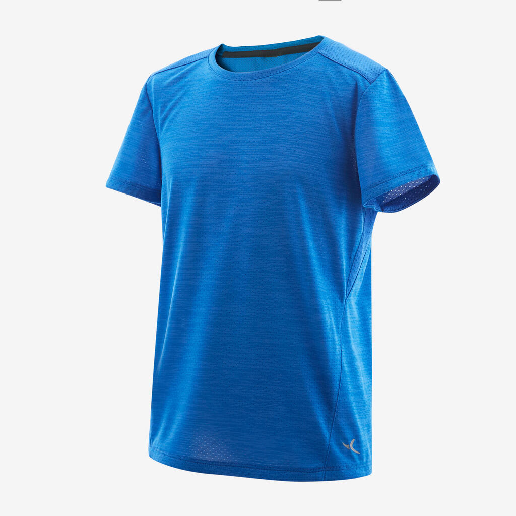 T-shirt enfant synthétique respirant - 500 bleu