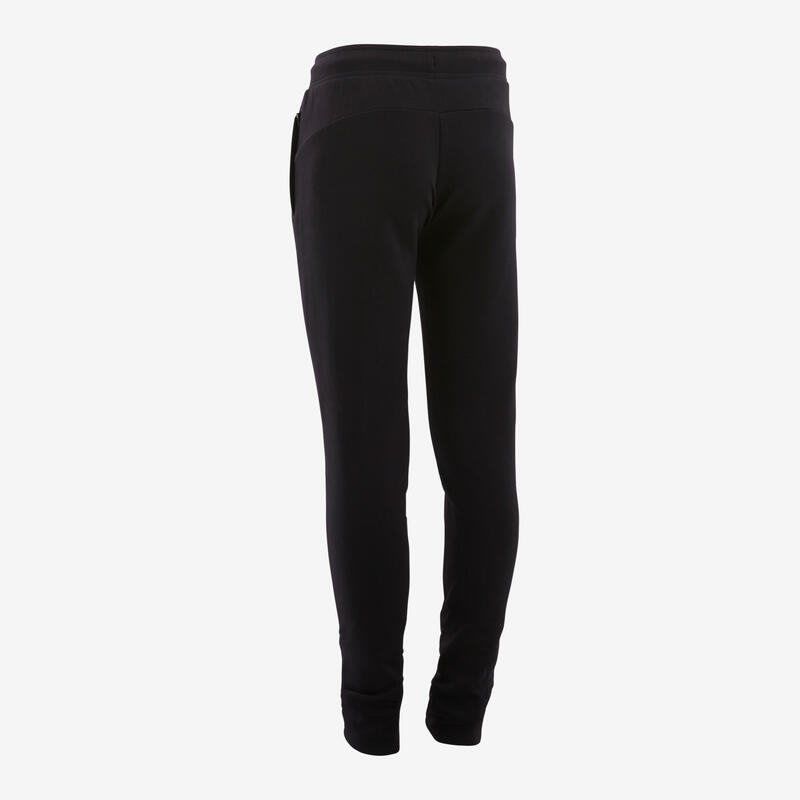 Pantalon de trening respirant 900 Educație fizică Negru Copii