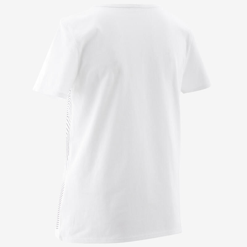 T-Shirt basique blanc imprimé ENFANT