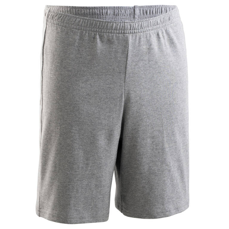 Kids' Cotton Shorts Basic - Grey