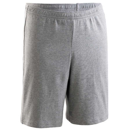 Short enfant coton - Basique gris