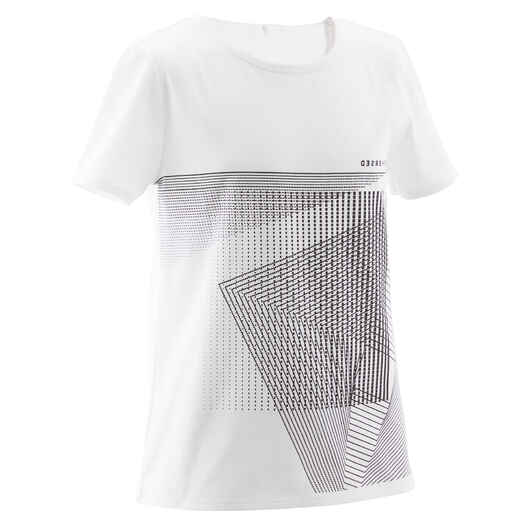 
      Kids' Basic T-Shirt - White Print
  