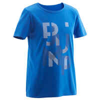 Kids' Basic T-Shirt - Blue/Print