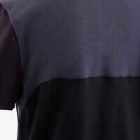 T-Shirt atmungsaktiv S500 Gym Kinder schwarz mit Print