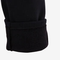 Survêtement chaud 100 garçon GYM ENFANT noir/manches grises Warmy Zip