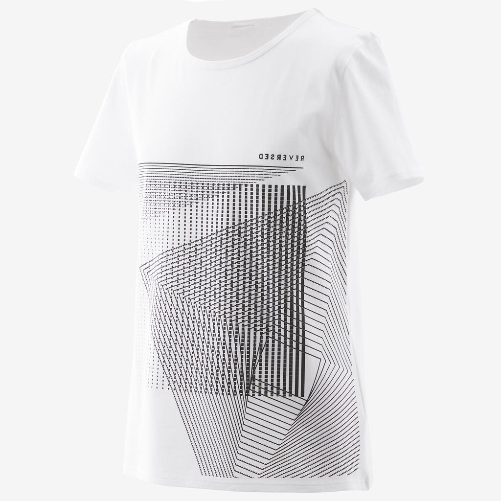 Kids' Basic T-Shirt - White Print