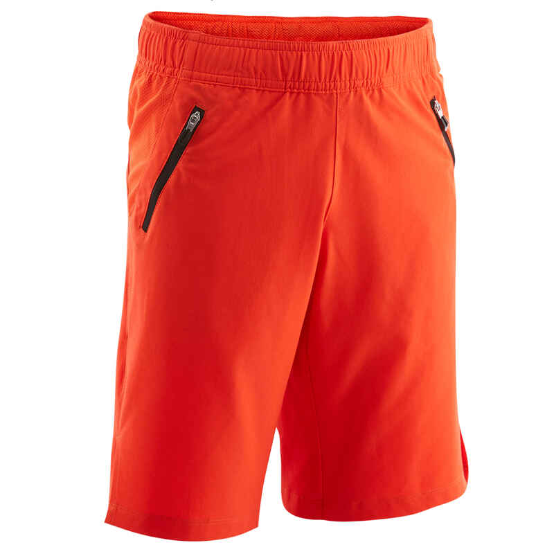 Shorts W500 Gym leicht robust Kinder rot Shorts W500 Gym leicht robust Kinder rot