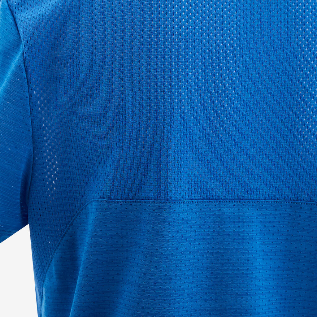 T-shirt enfant synthétique respirant - 500 bleu
