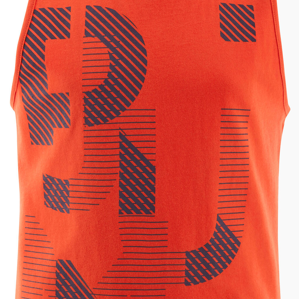 Kids' Basic Tank Top - Red Print