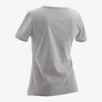 Kids' Basic T-Shirt - Light Grey/Print