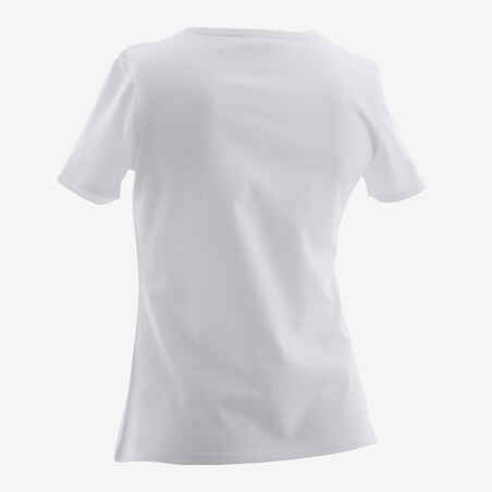 Kids' Basic T-Shirt - White Print