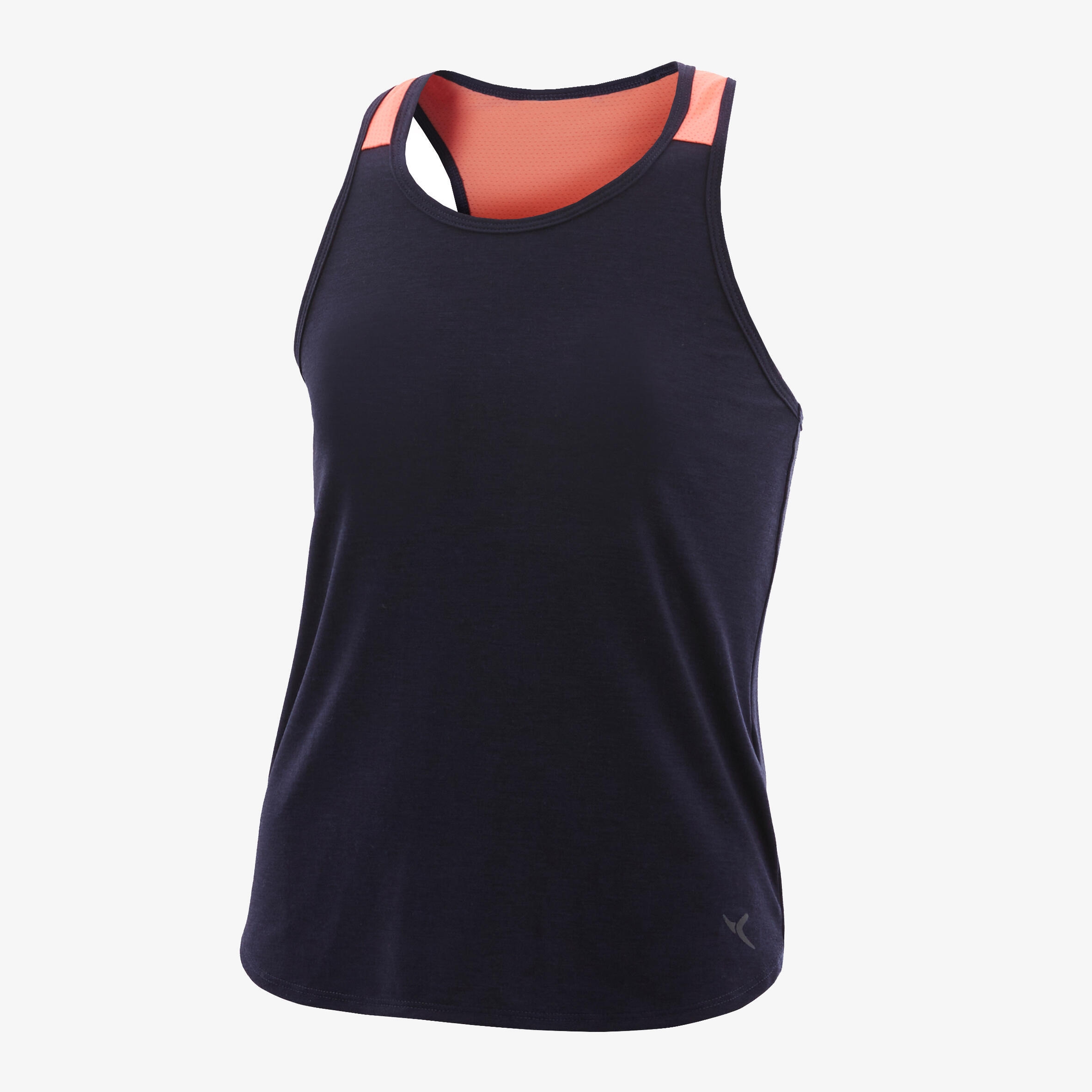 Girls' Breathable Tank Top - Navy Blue 2/5