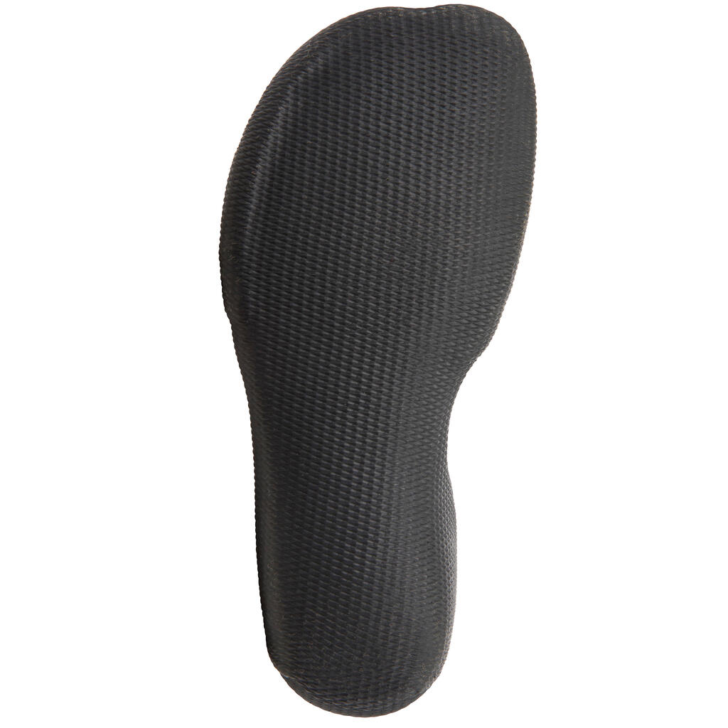 Crno-crvene dečje neoprenske papuče za surfovanje 500 (3 mm)