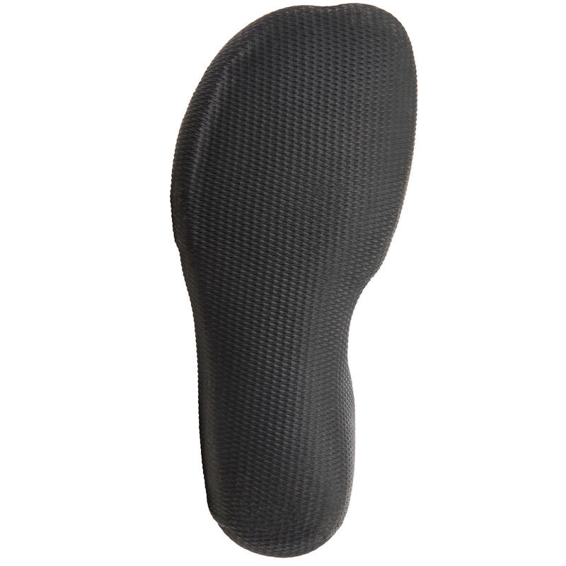 Slipper 500 3 mm Kinder schwarz rot