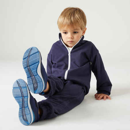 חליפת טרנינג בייסיק חמה לילדים בגזרה רגילה - כחול נייבי