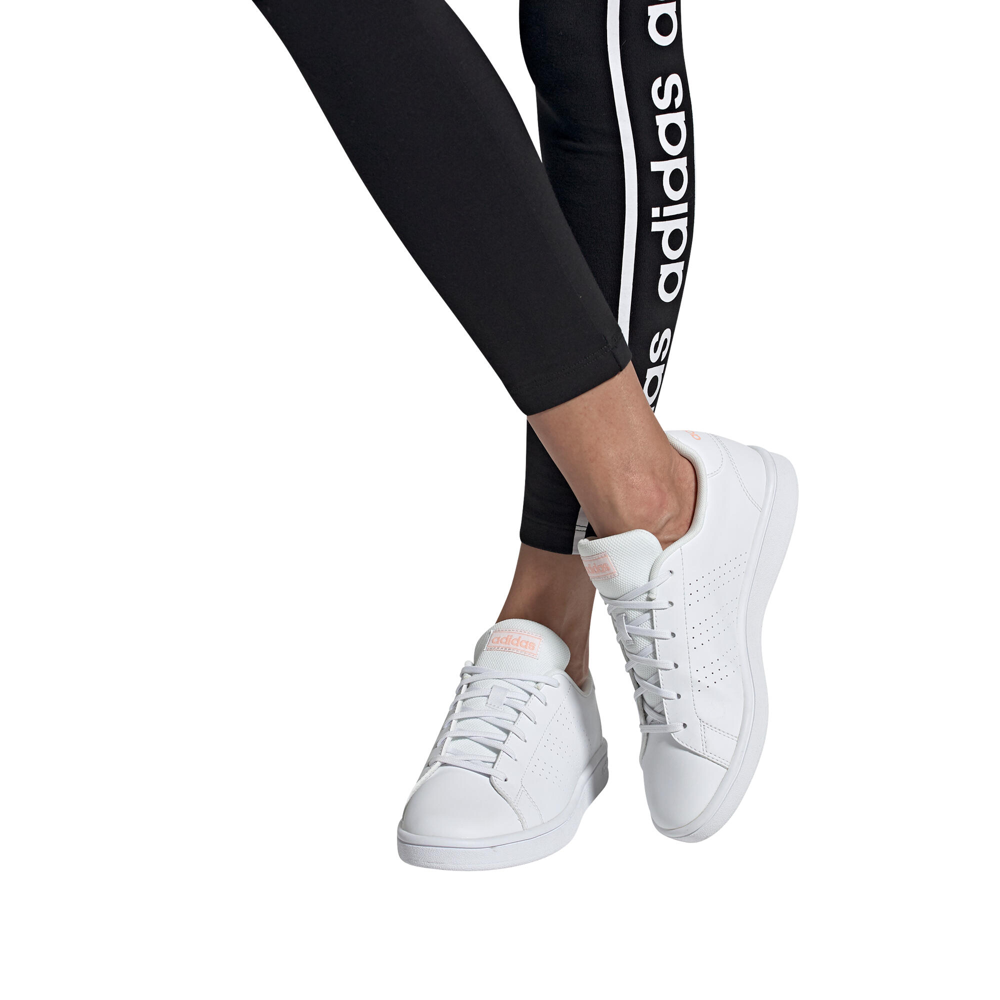adidas advantage base ladies trainers
