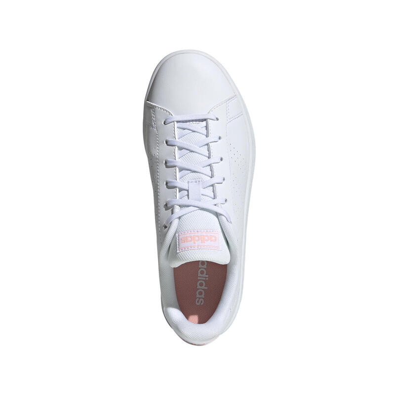 Chaussure Tennis Femme Advantage Base Blanche Rose