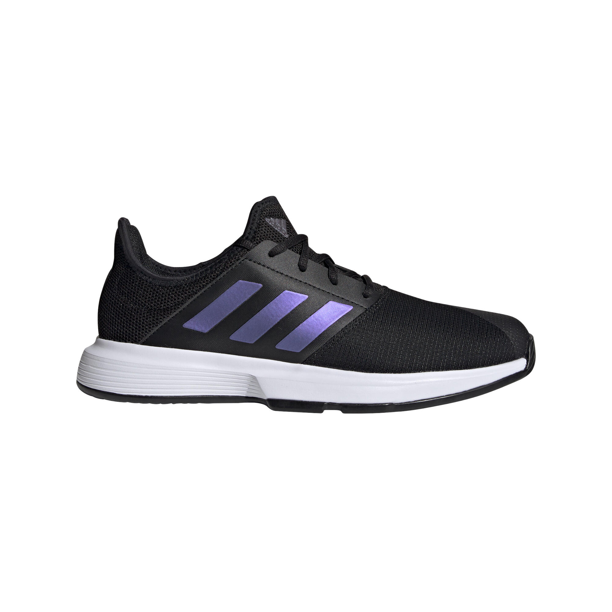 adidas black court shoes