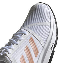 Women's Tennis Shoes CourtJam Bounce - White ADIDAS - Decathlon