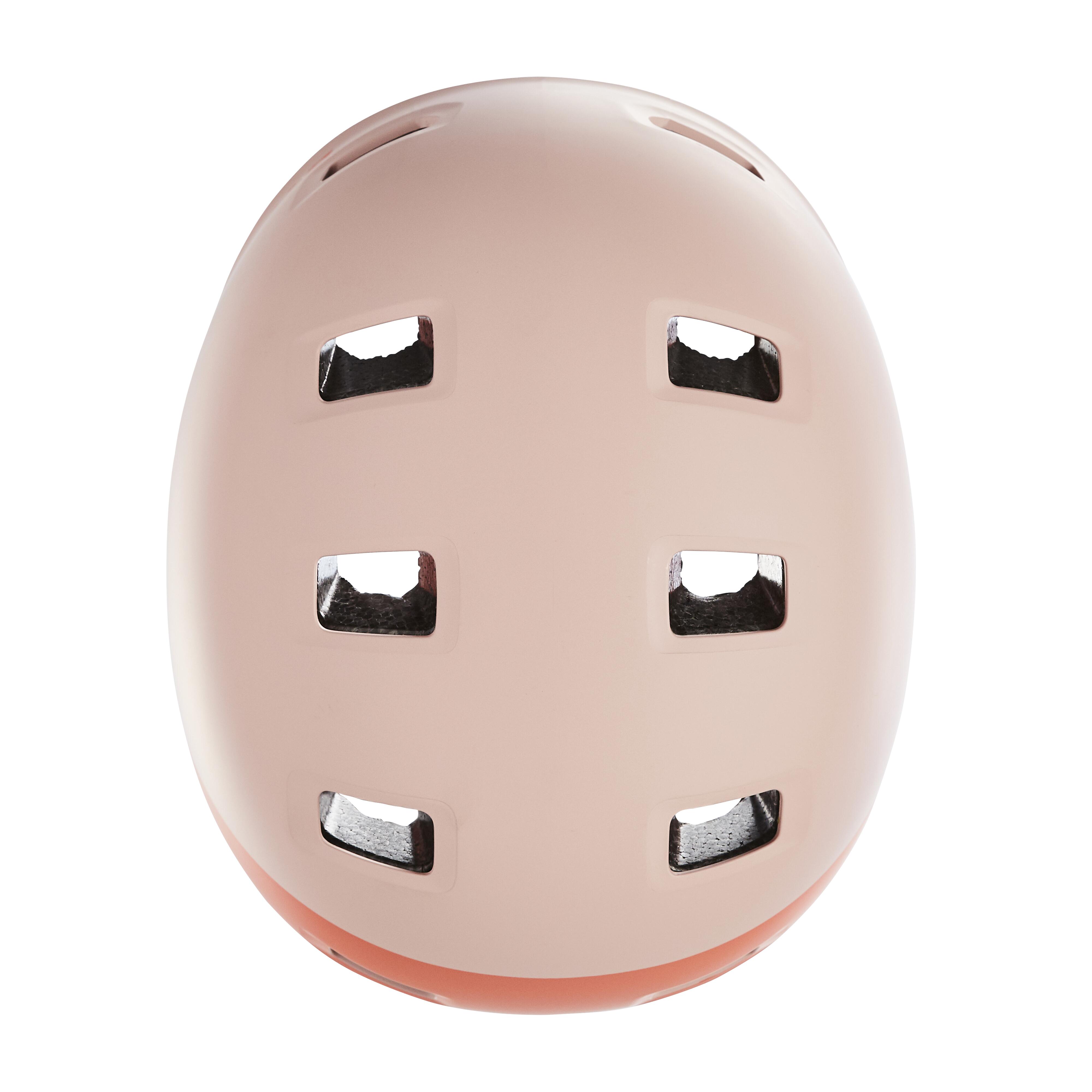Casque à vélo en bol enfant – 520 rose TP - BTWIN