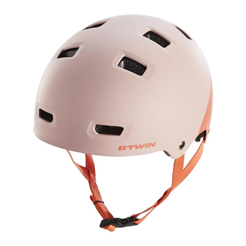 Casco bicicleta niños Btwin Teen 520 XS rosa