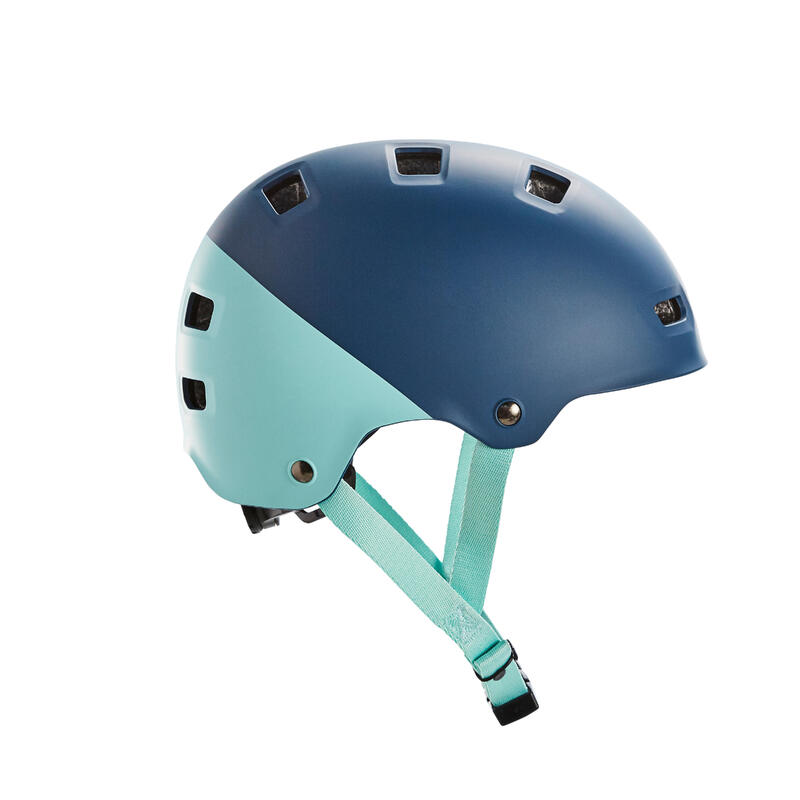 Casco bicicleta niños Btwin Teen 520 XS azul