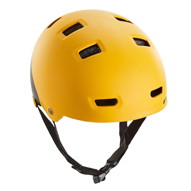 Dětská cyklistická helma Teen 520 XS žlutá