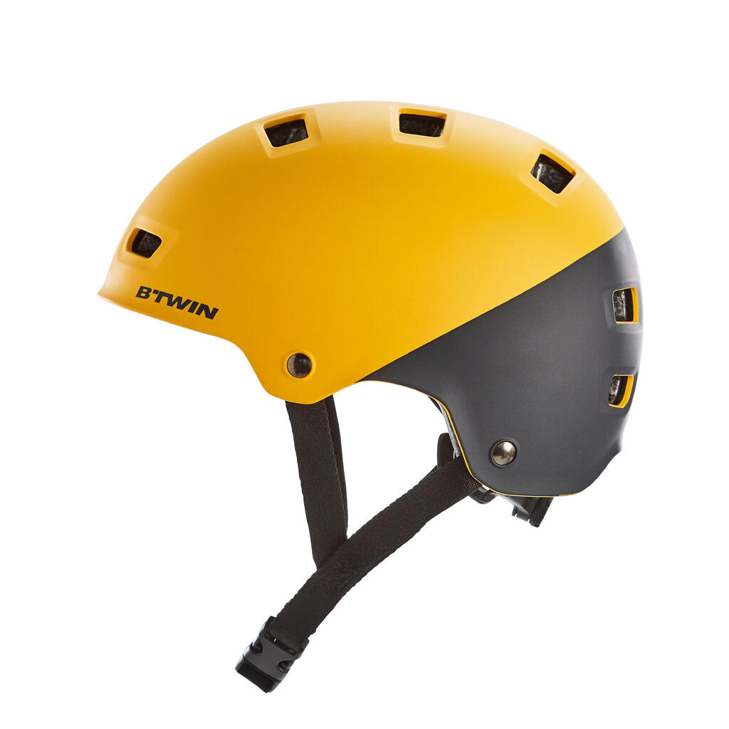 Fahrradhelm Teen 520 XS goldgelb