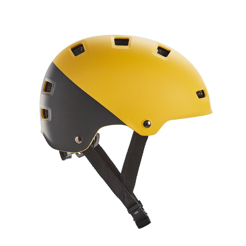 Fahrradhelm Teen 520 XS goldgelb