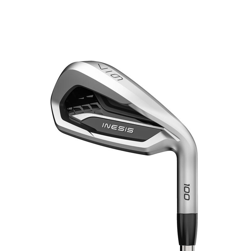 CLUB DE GOLF FER À L'UNITÉ 100 ADULTE DROITIER TAILLE 2 GRAPHITE