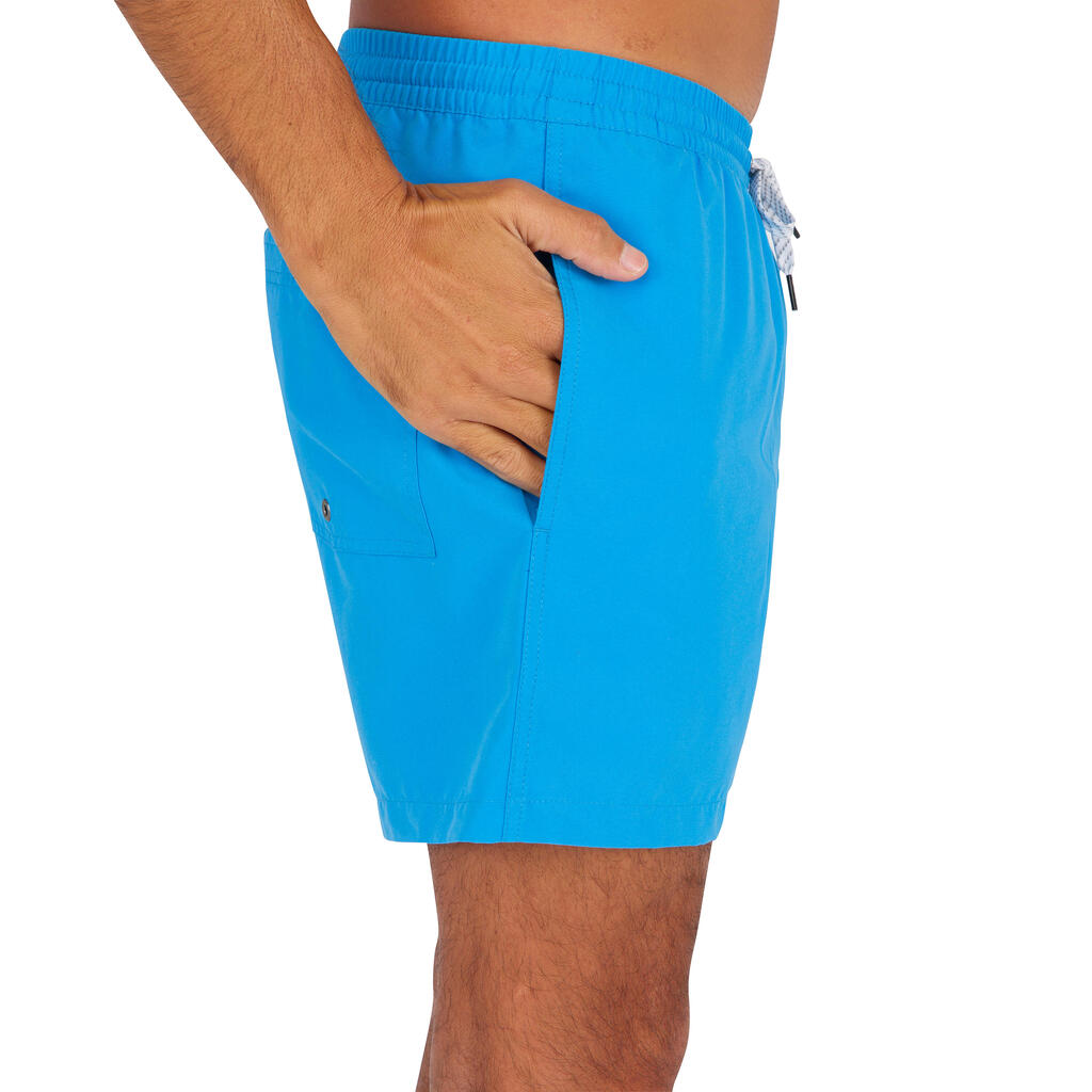 Men's short swim shorts QUIKSILVER VOLLEY light blue