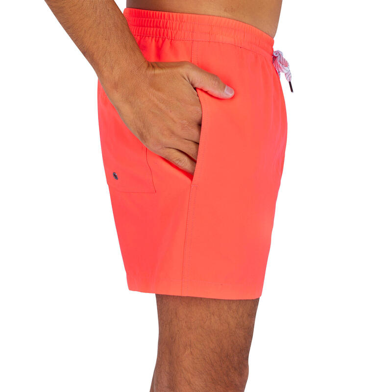 Boardshort Court Homme Orange