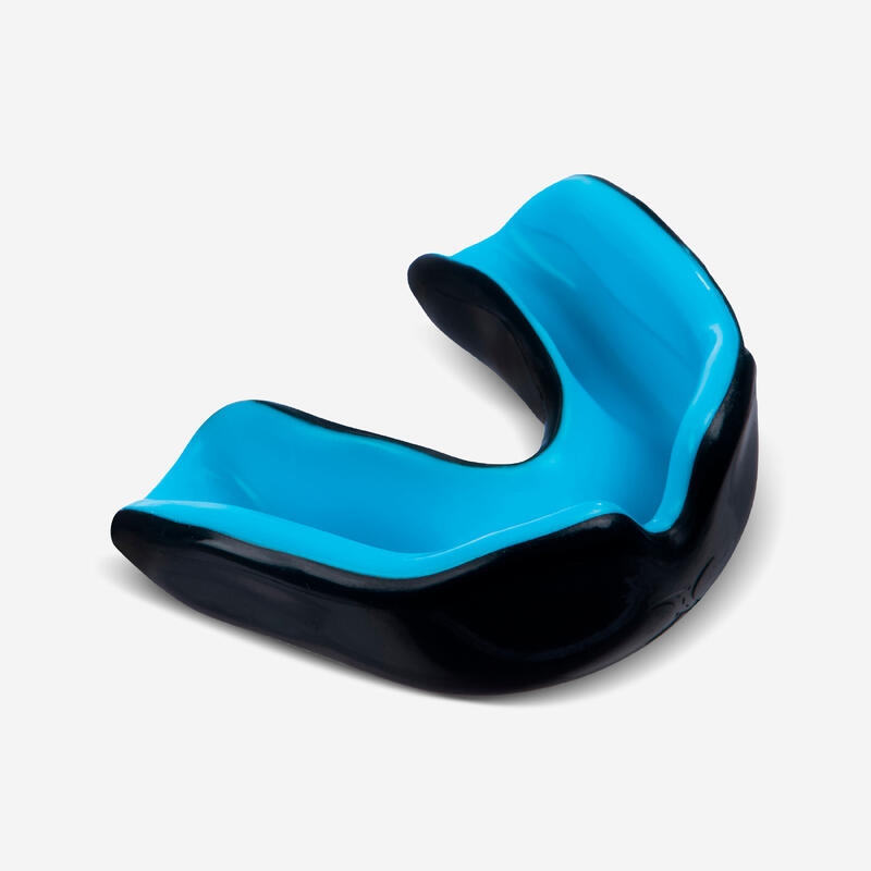 Fogvédő rögbizéshez, fogszabályzót viselők számára, Ortho X Brace Dual, kék 