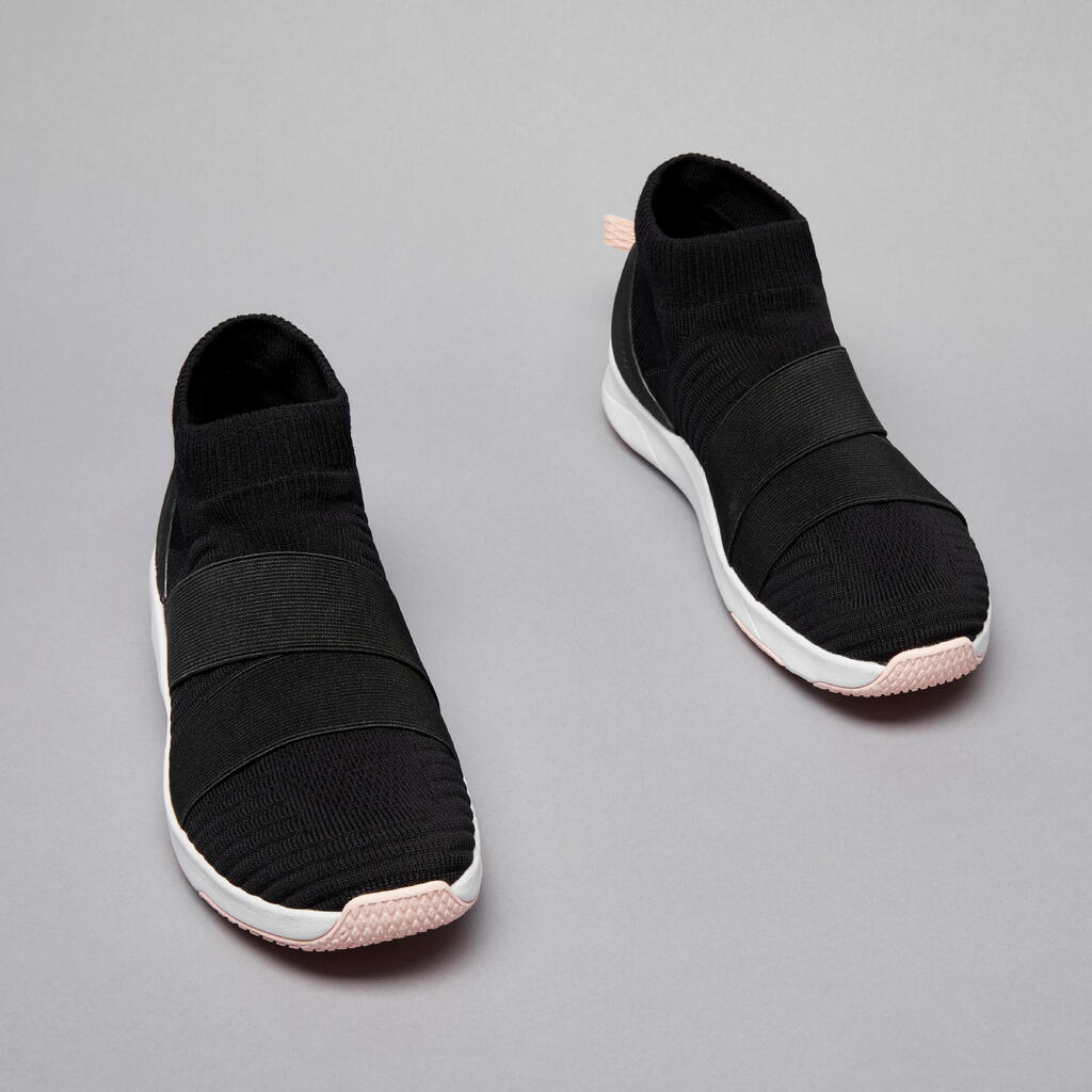 Slip-on Fitness Shoes 500 - Black