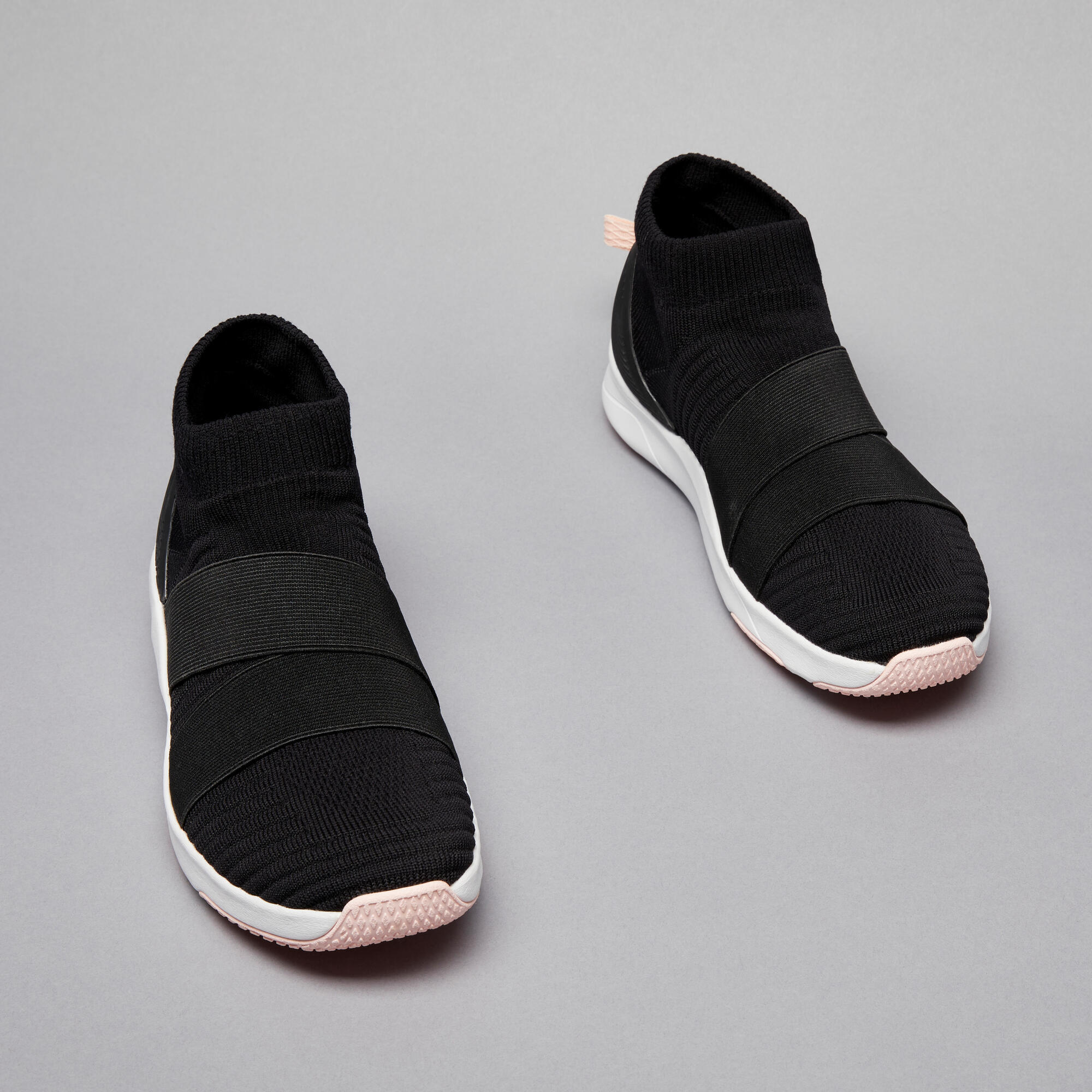 Slip-on Fitness Shoes 500 - Black 