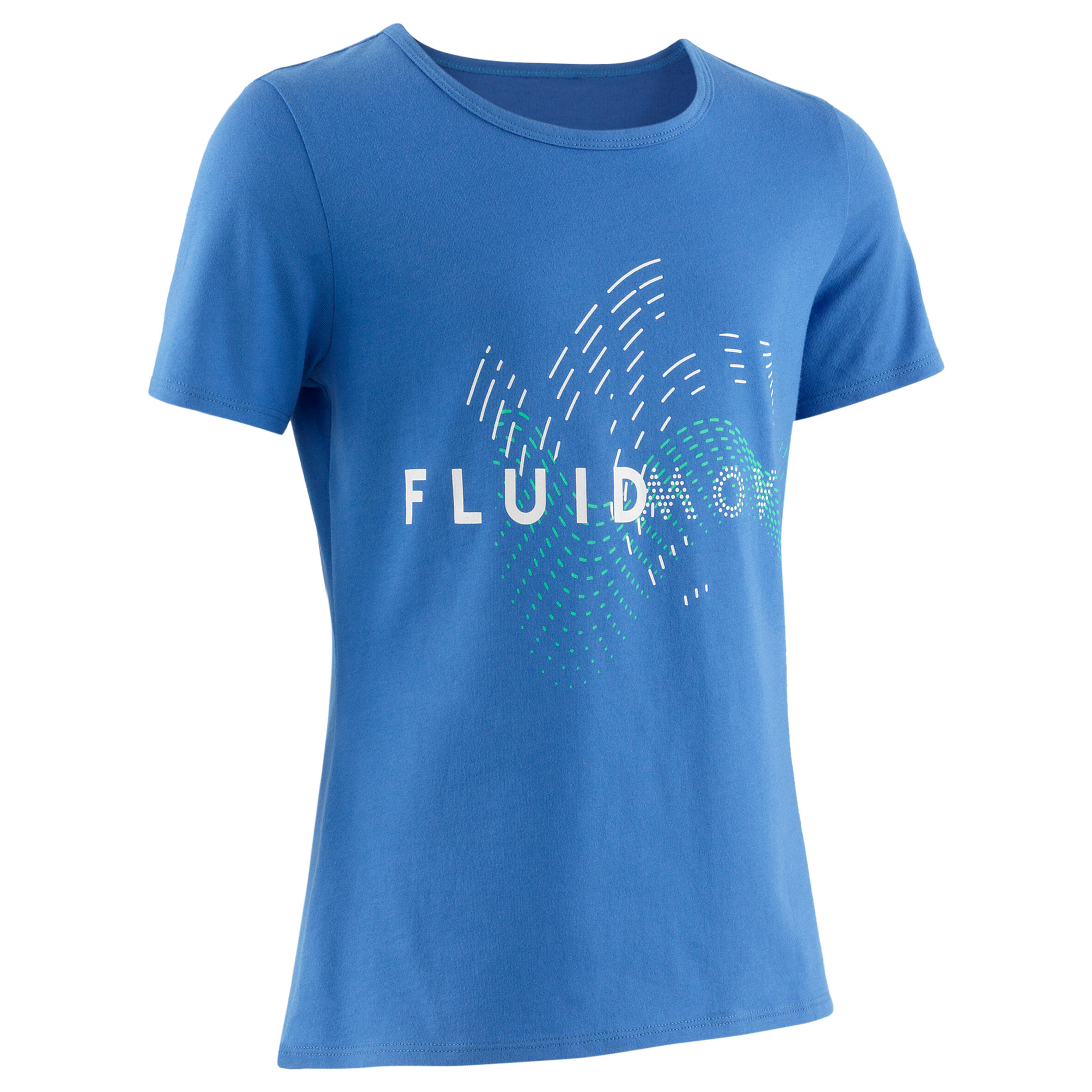 Kids' Basic T-Shirt - Purple Print 