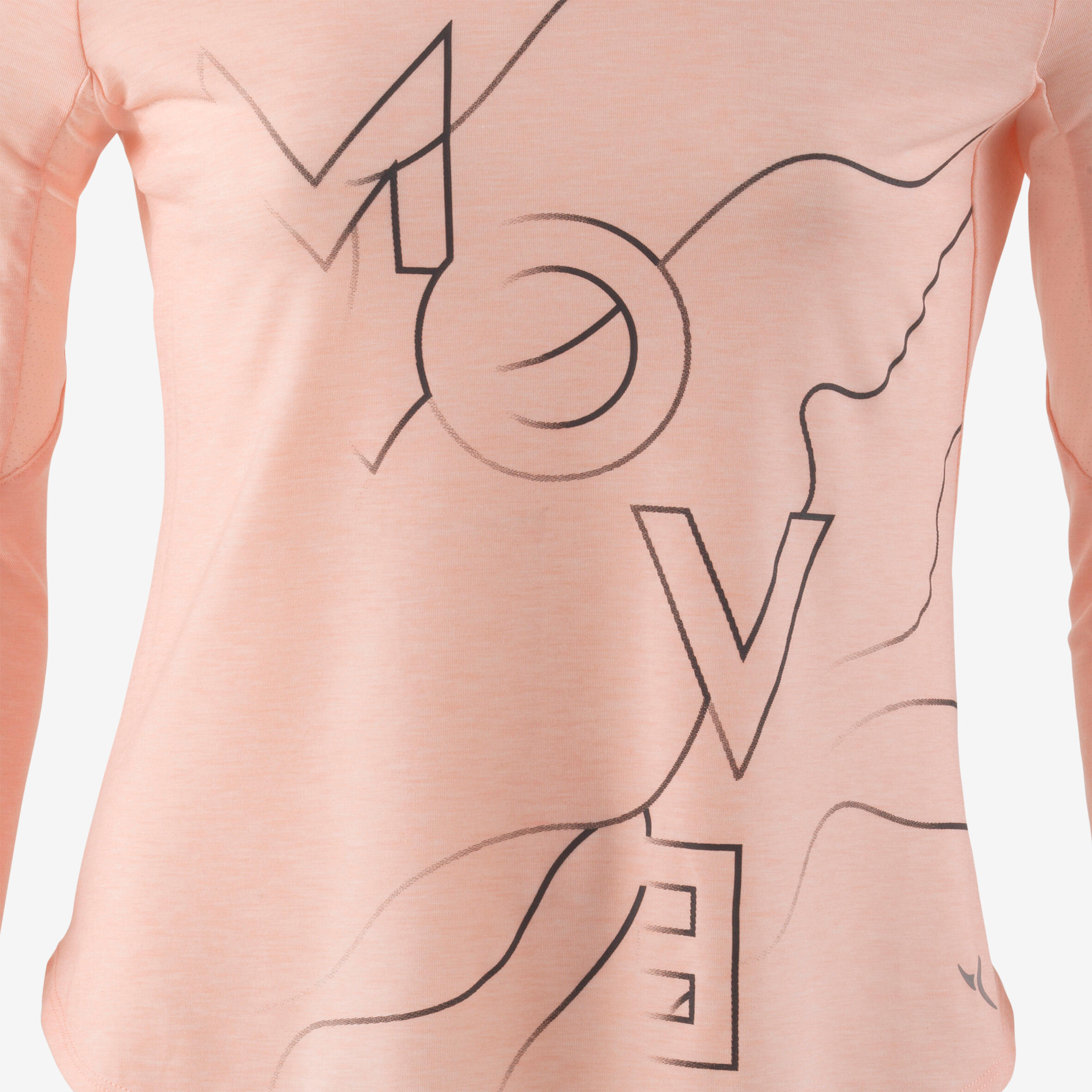 Kids' Breathable Long-Sleeved T-Shirt - Pink 4/5